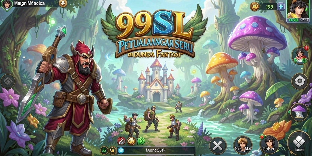Tampilan gameplay RPG yang menakjubkan di 99SL.