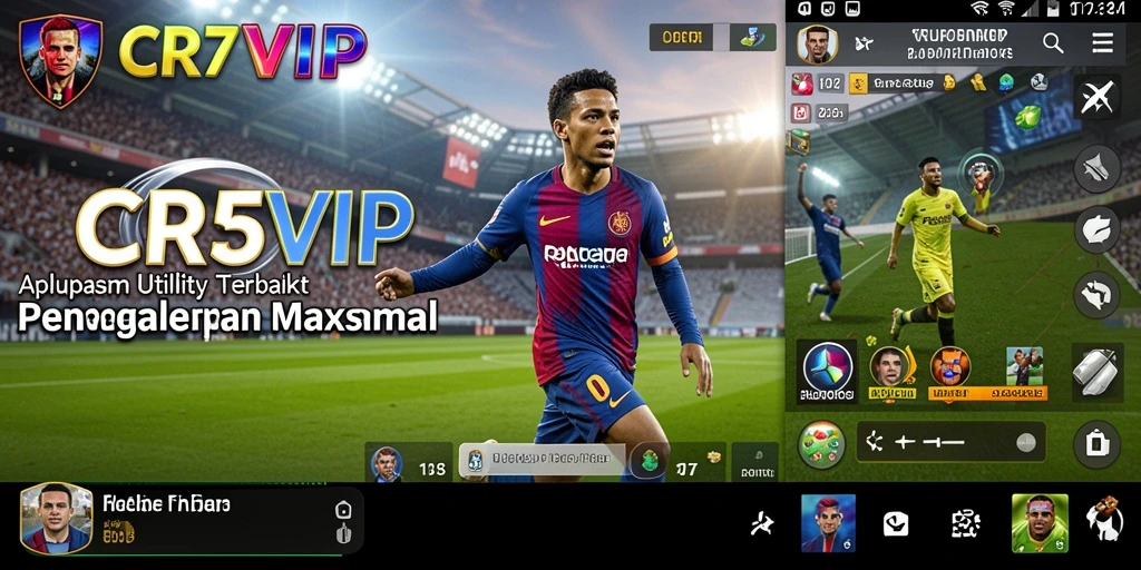 Tampilan utama CR7VIP dengan fitur pengelolaan waktu yang intuitif.