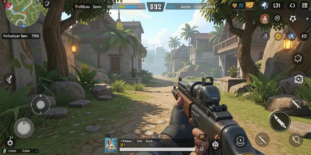 Tampilan menakjubkan dari gameplay FURLA77 dalam TPS.