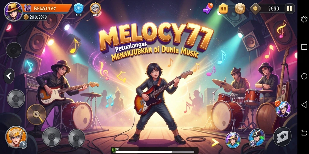 Gameplay menarik di dunia petualangan MELODY77.