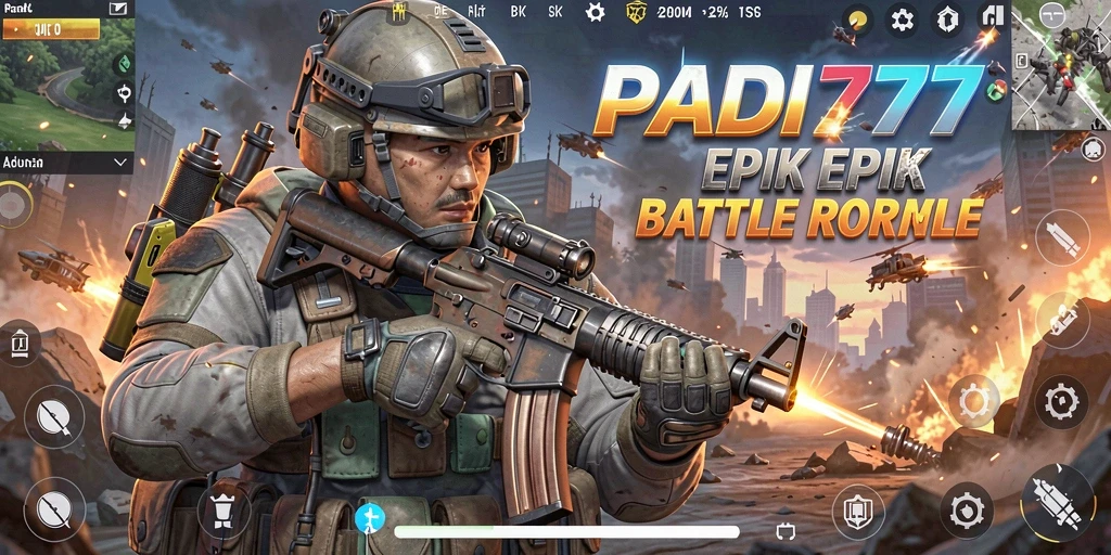 Tampilan gameplay PADI777 yang menegangkan di lapangan pertempuran.