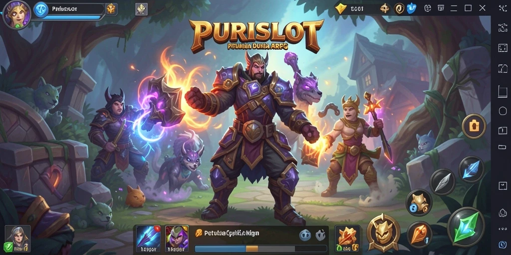 Tampilan gameplay seru di dunia <strong>PURISLOT</strong> yang penuh aksi.