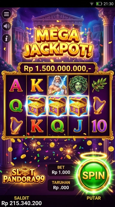 Tampilan utama aplikasi Pandora99 yang menarik.